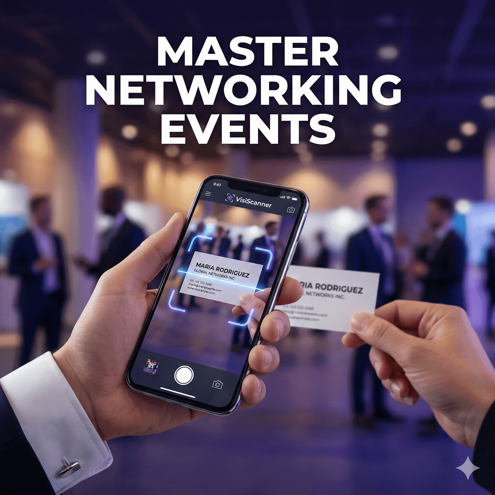 Master Networking Events - Real-world card scanning
